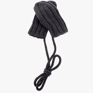 BONPOINT charcoal grey mittens on string T2 $140